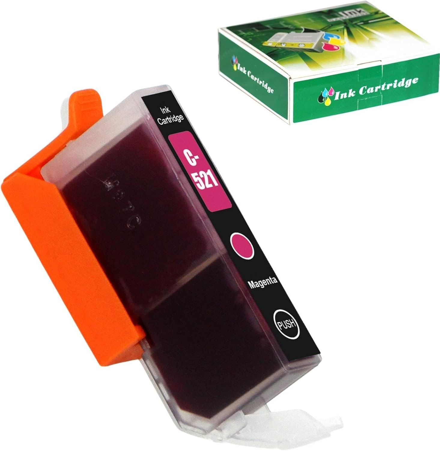 TAAUS Compatible Canon CLI-521 Ink Cartridges for PIXMA IP3600 IP4600 IP4700 MX860 MX870 MP540 MP550 MP560 MP620 MP630 MP640 MP980 MP990 Printers (2 Yellow) image number 4