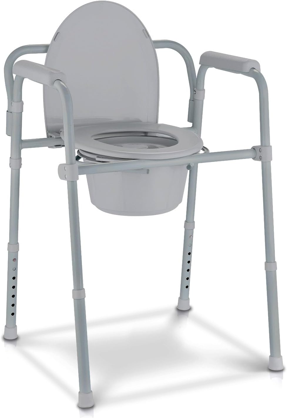 Altus Multifunction 3-In-1 Bedside Commode Toilet Raised Seat Safety Frame Height Adjustable Folding image number 4