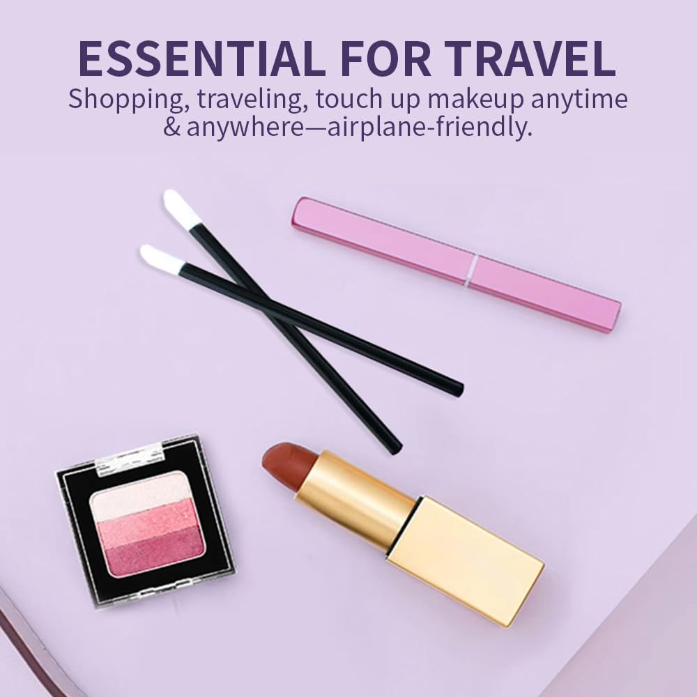 200 Pcs Lip Wands with Box,Applicators Lipstick Wand Tool Kits Beauty Tool for Women Makeup image number 6