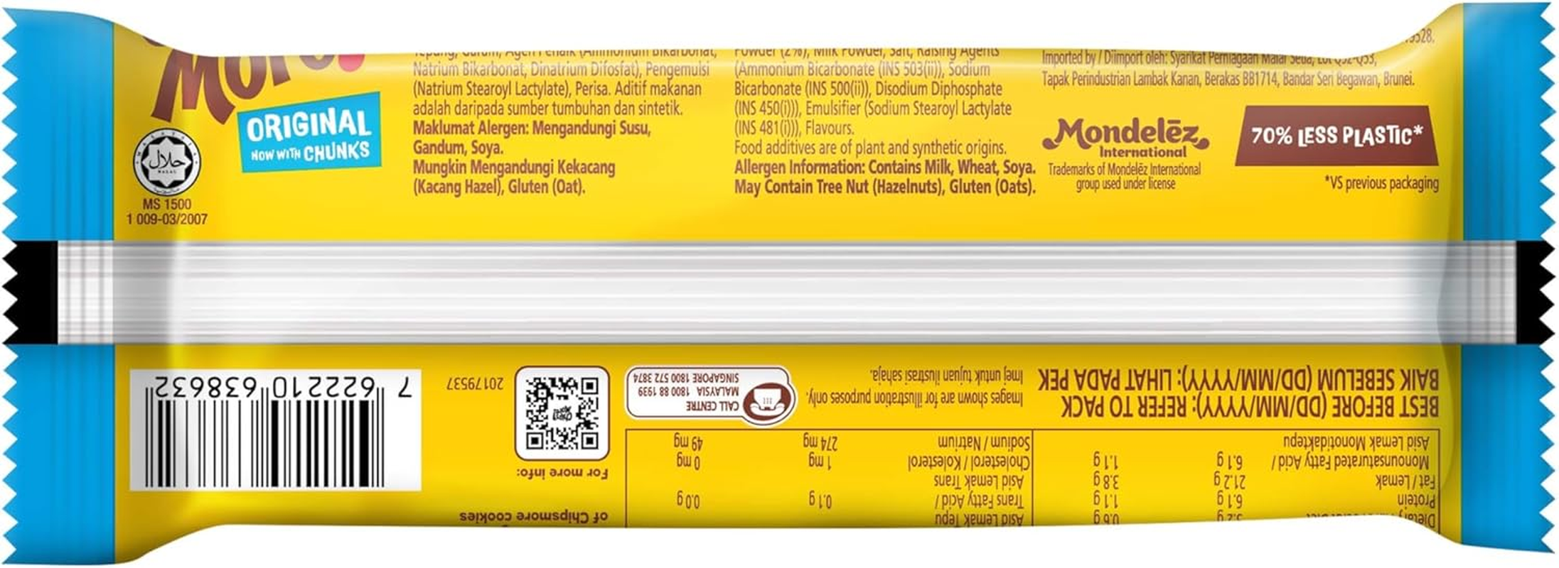 Chipsmore Cookies, Original, 163.2G