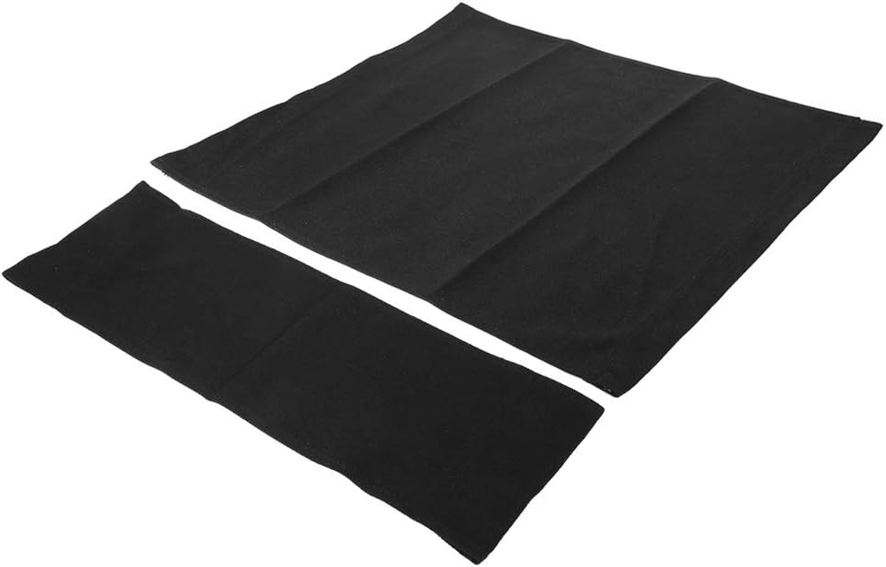 Replacementcloth for Director'S Chair with Backrest, 2 Sizes Film Chair Replacement Canvasand Backrest Canvas Cover, Wooden Stick (Black)