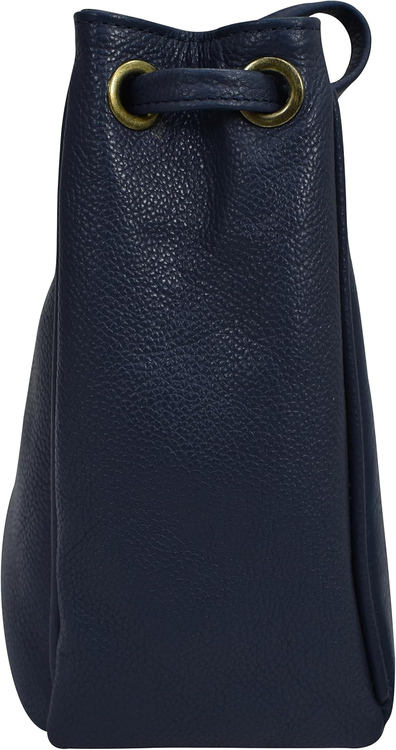 Anna by Anuschka Slip Handle Shopper with Strap, Magical Wings Navy, Magical Wings Navy, One Size image number 4