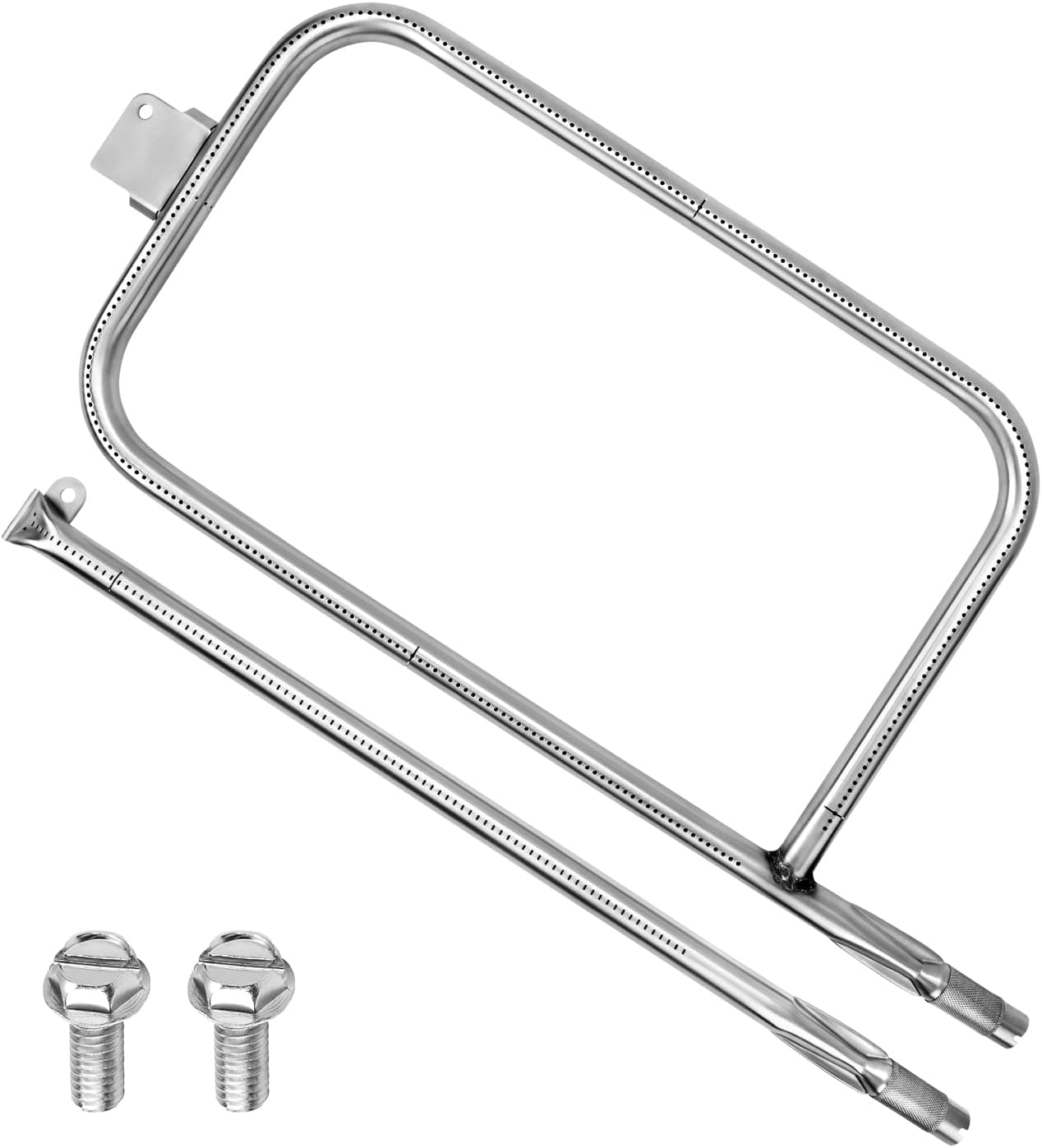 GGC Grill Burner Tube for Weber 65032 Q300 Q320 Q3000 Q3200 Series Grills, Stainless Steel 60036 Grill Burner Tube Set Replacement for Weber 404341 57060001 586002 image number 5