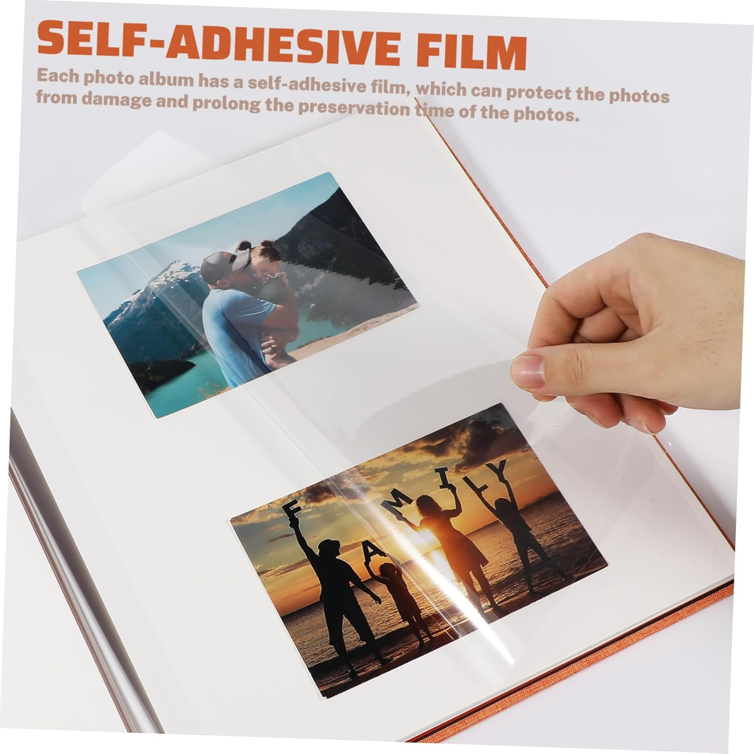 DIY Photo Album with Linen Cover and Front Window Elegant Blank Pages for Custom Layouts Versatile Memory Keepsake Book for Weddings Family and Special Events image number 1