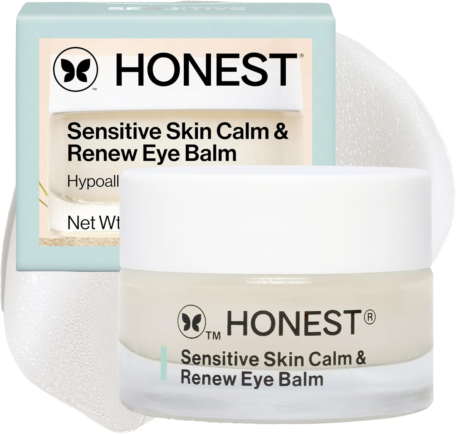 Honest Beauty Calm & Renew Melting Eye Balm with Shea Butter + Argan Oil + Aloe | for Sensitive Skin | Dermatologist + Ophthalmologist Tested | EWG Certified | Vegan + Cruelty Free | 0.5 Oz image number 3