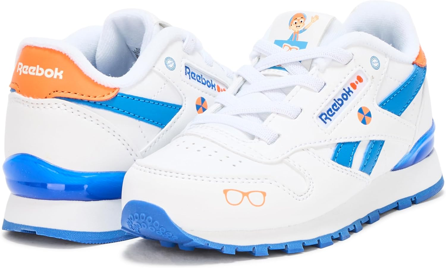 Reebok Baby-Boy'S Blippi Kid'S Classic Leather Step N' Flash Sneaker image number 1