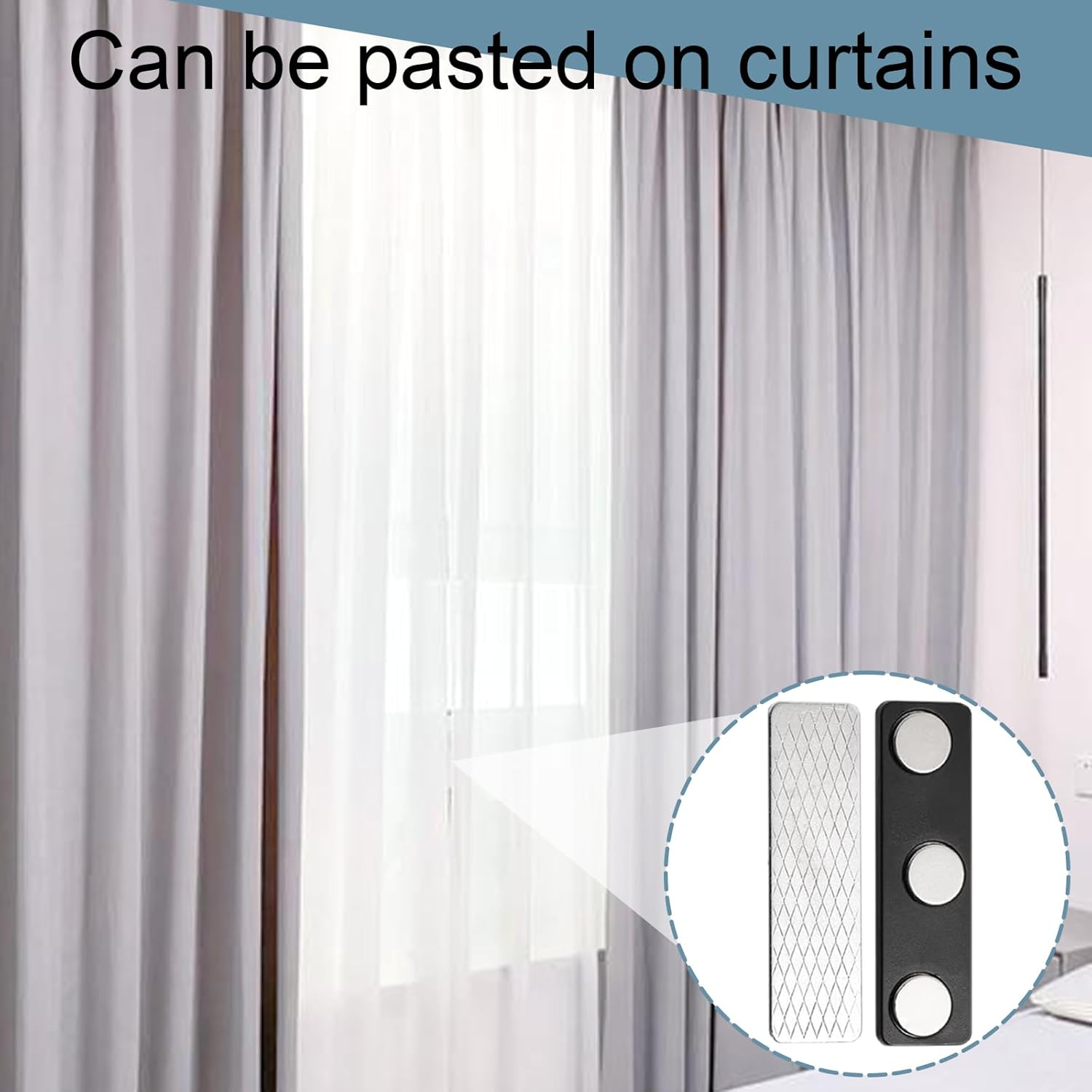 Xoelle Pack of 15 Fly Screen Window Magnet, Magnets for Fly Screen for Clamping, Screen Clip, Suitable for Attaching Screens in Kitchens, Balconies, Living Rooms and Bedrooms image number 3