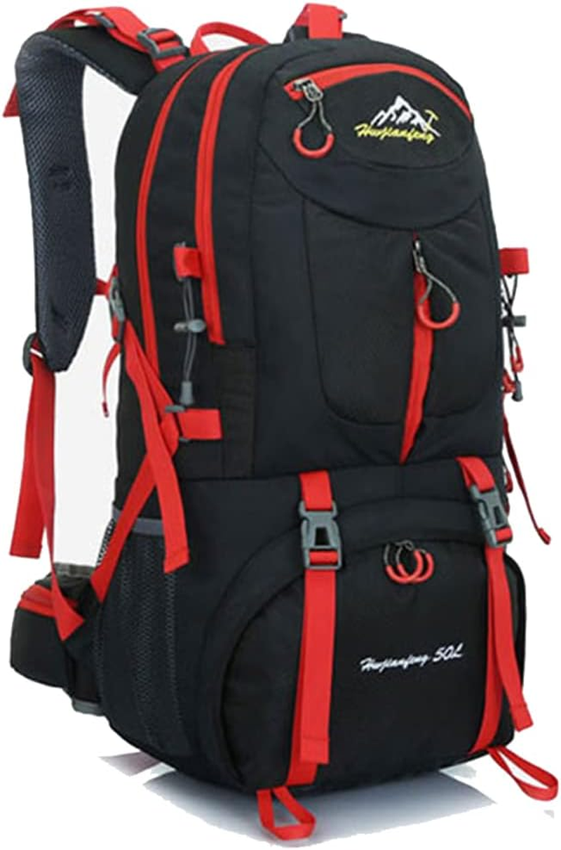 50 Liter Backpack, Great for Outdoor Sport, Hiking, Trekking, Camping Travel, Mountain Climbing. Waterproof Mountaineering Bag, Travel Climbing Daypacks, Knapsack, Rucksack