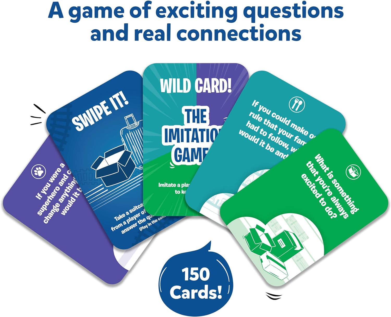 Skillmatics Card Game - Train of Thought, Fun for Family Game Night, Educational Toys, Travel Games for Kids, Teens and Adults, Gifts for Ages 6, 7, 8, 9 and Up image number 5