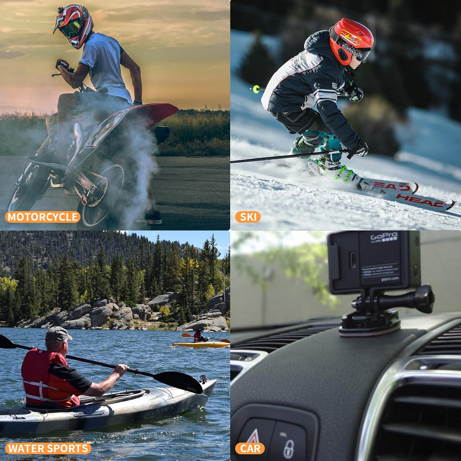 Compatible with Gopro Helmet Mount Adhesive Sticky Mounts Flat Curved 3M Mount 6X Curved & 6X Flat Mounts Bundle W/ 3M Sticky Pads Flat Curved Black Silver Session Cameras image number 4