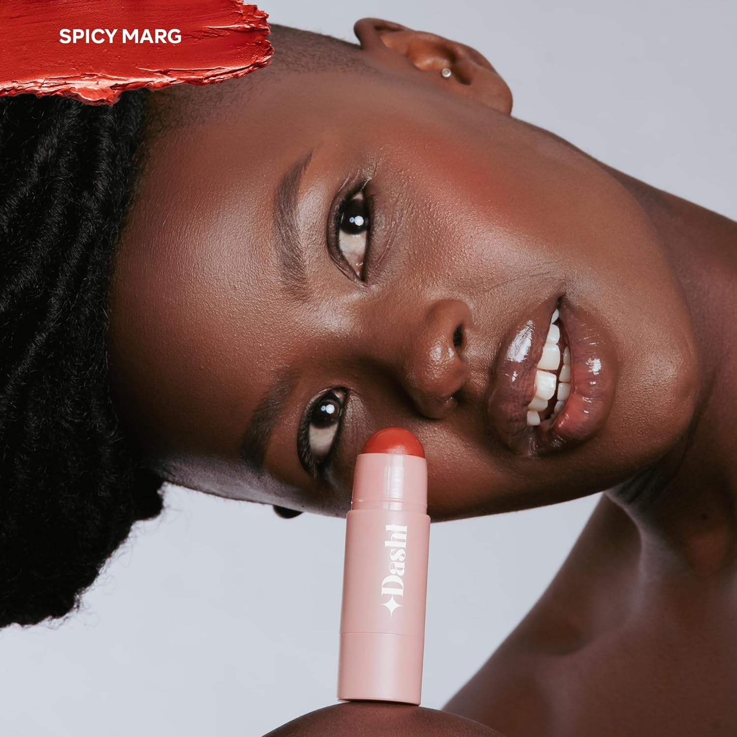 Blush Obsession Skinstick - Creamy Buildable Blush for Cheeks & Lips, Long-Lasting Dewy Finish, Hydrating & Lightweight Formula - Spicy Marg Sun-Kissed Natural Shade, Travel-Friendly Makeup Stick image number 4