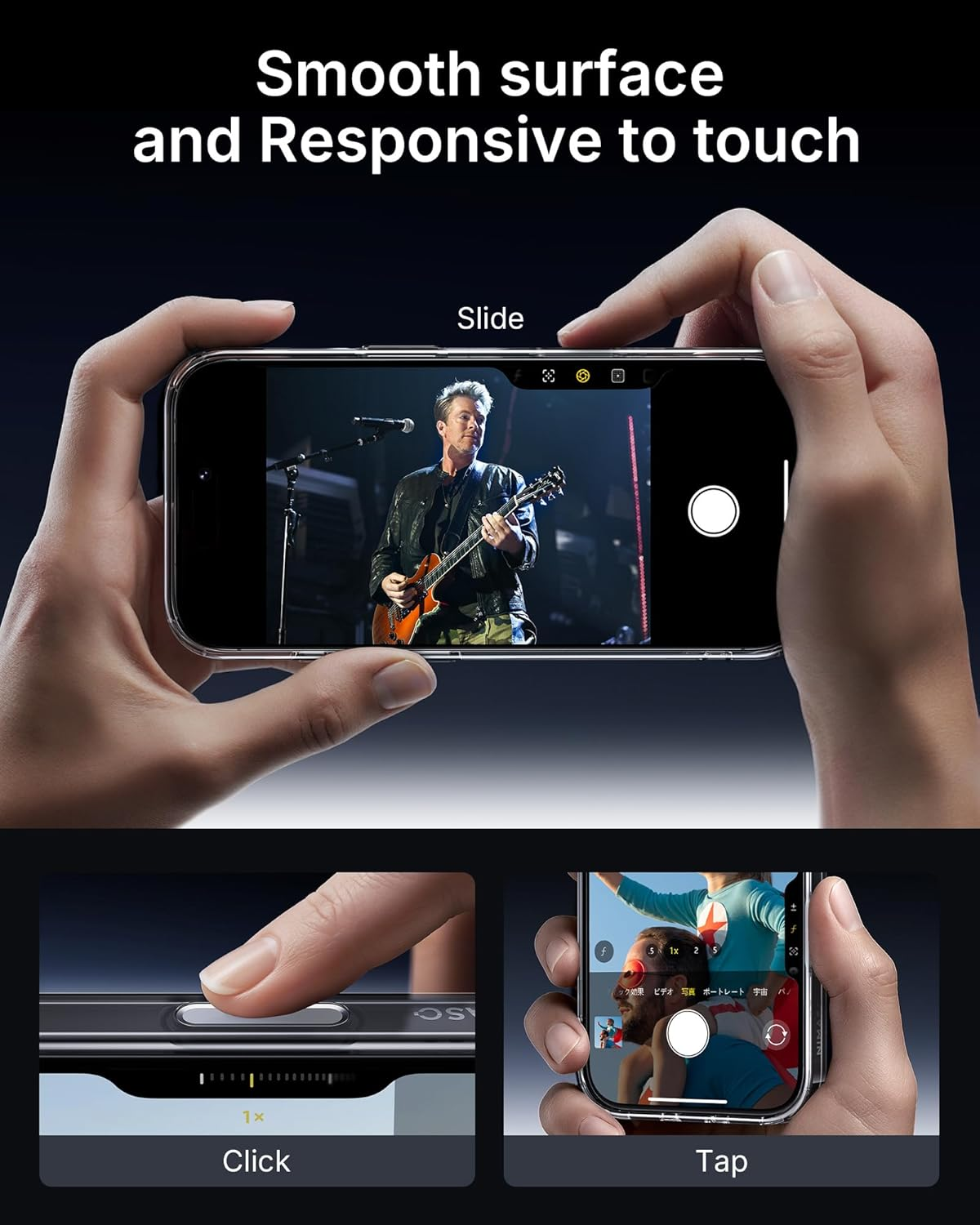 NIMASO for Iphone 17 Pro Case Clear 6.3 Inch, Military Grade Shockproof Drop Protection, Non-Yellowing Slim Thin Phone Cover for Iphone 17 Pro, Clear image number 5