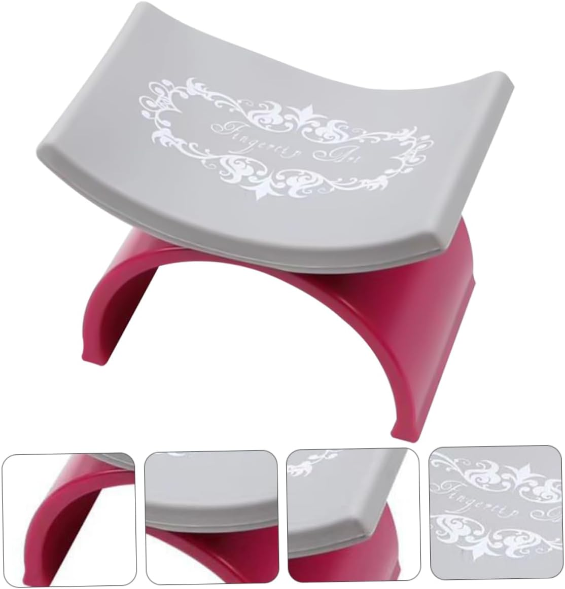 DONFAMDS Portable Silicone Manicure Hand Pillow U Shape Nail Rest Cushion Soft Removable Hand Support for Nail Techs and Salon Use image number 6