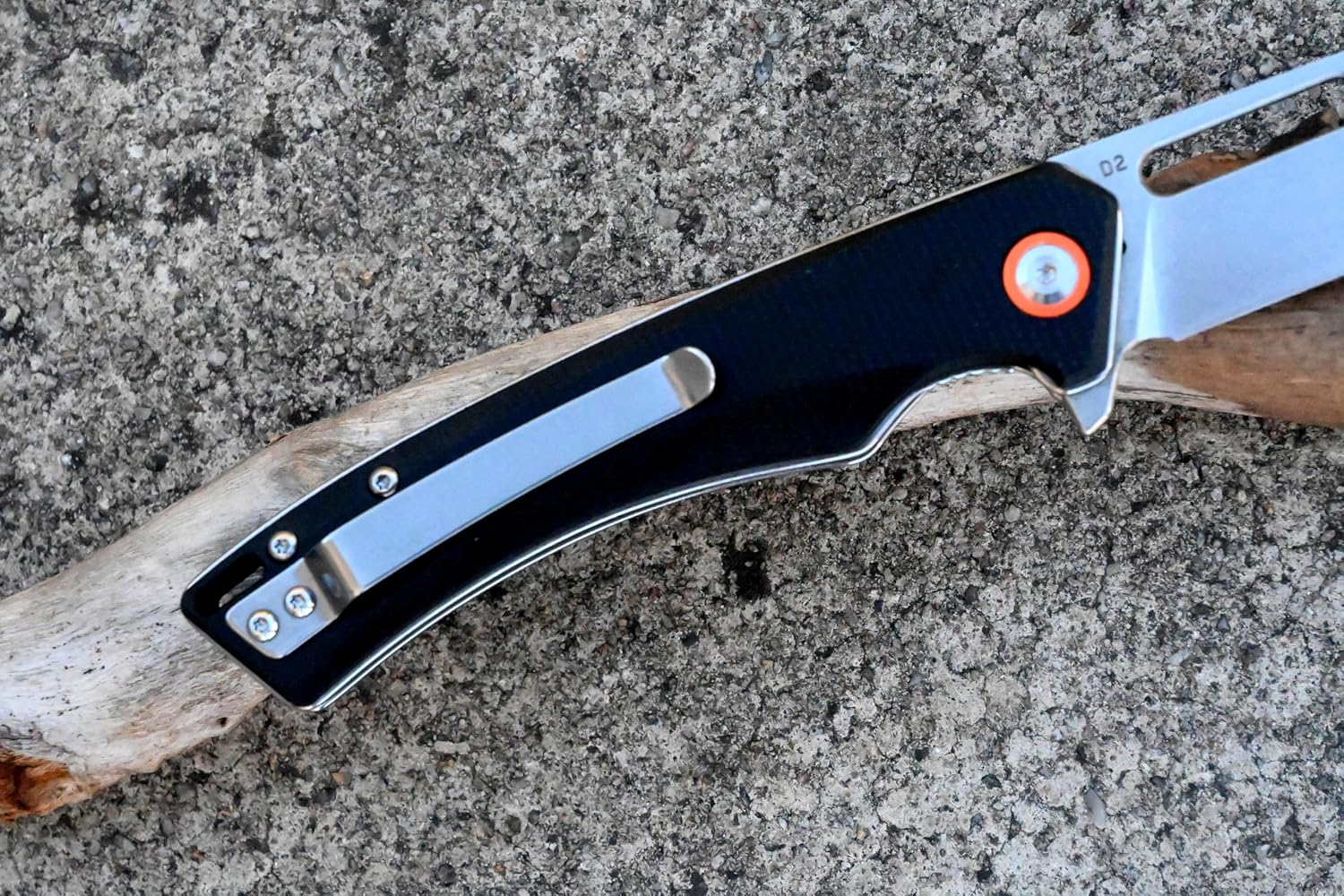 EDC Pocket Knife-Pocket Knife-Micarta Handle-D2 Steel-Folding Knife for Edc-Everyday Carry Knife for Men and Women-Indoor/Outdoor Gift image number 4