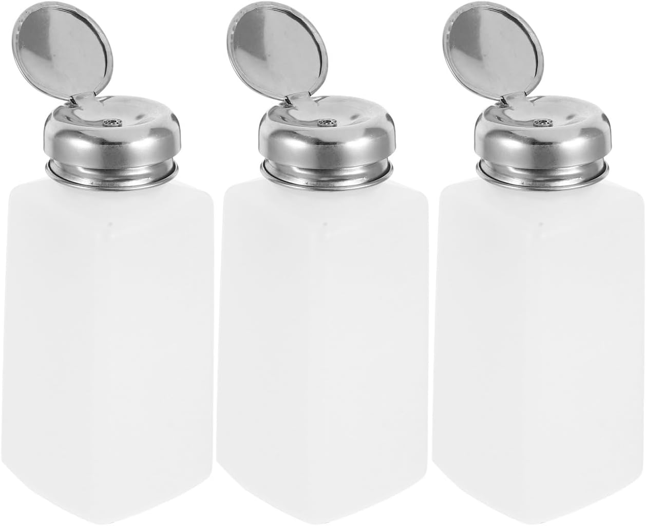 Holibanna Compact Pump Bottles Set 5Pcs Alcohol Bottle Push Pump Refillable Mini Soap Dispenser for Liquid Soap Hand Lotion Shampoo Conditioner