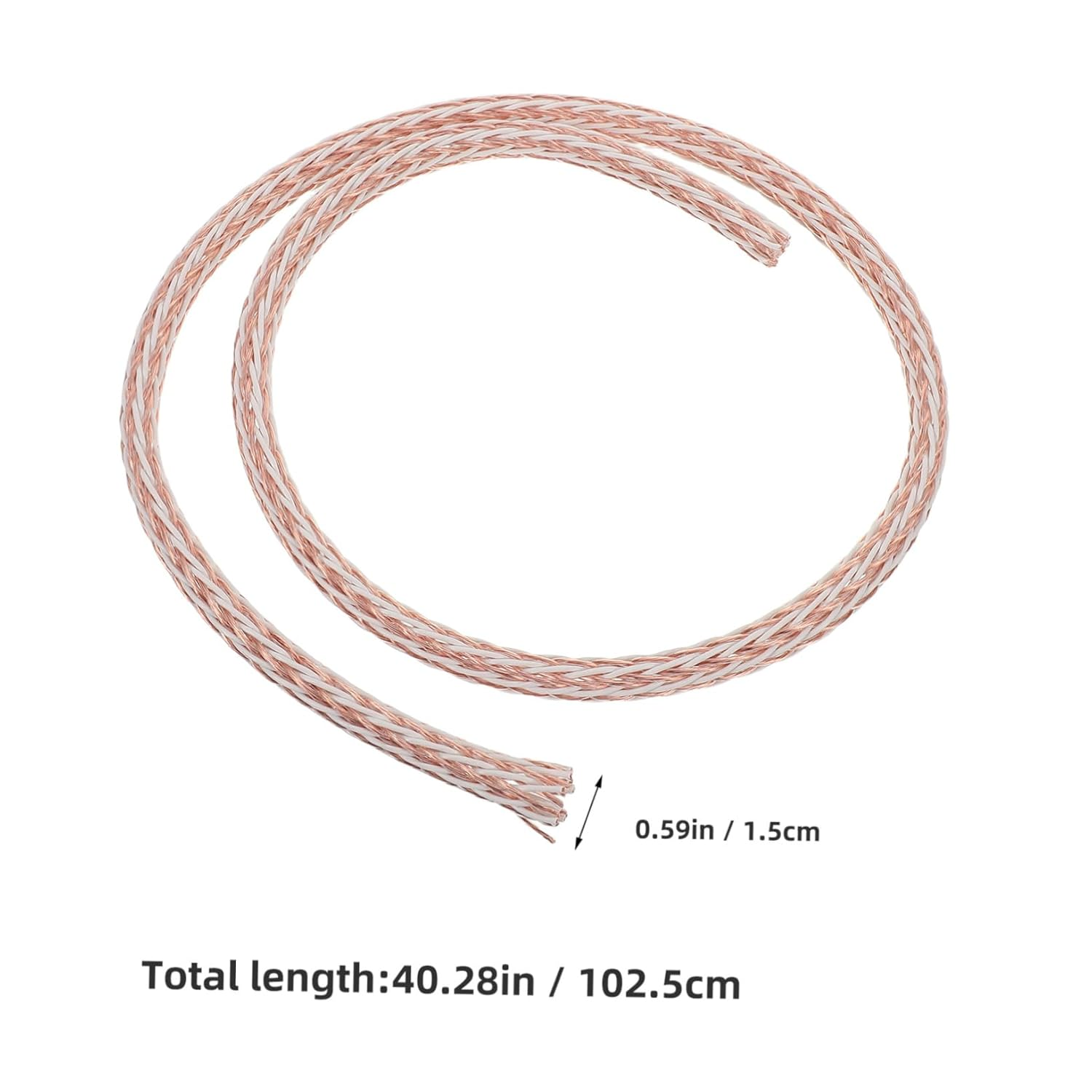 SHINEOFI 1M Heavy Duty Speaker Cord Copper Wire for Home Theater Car Speakers Audio System Amplifier Stereo Jack Cables Flexible