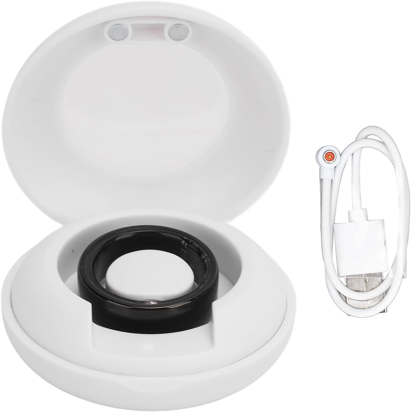 Unisex Smart Ring Fitness Tracker, Sleep Monitor, 7-Day Battery Life, IP68 Waterproof, Bluetooth Activity Tracker (Size 10) image number 3