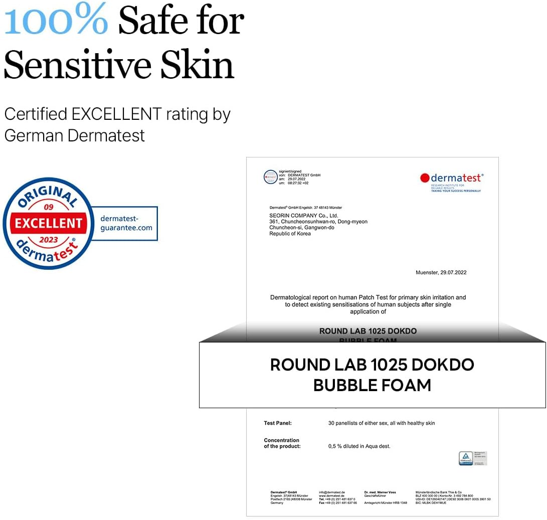 Round Lab 1025 Dokdo Bubble Foam 150 Ml image number 6