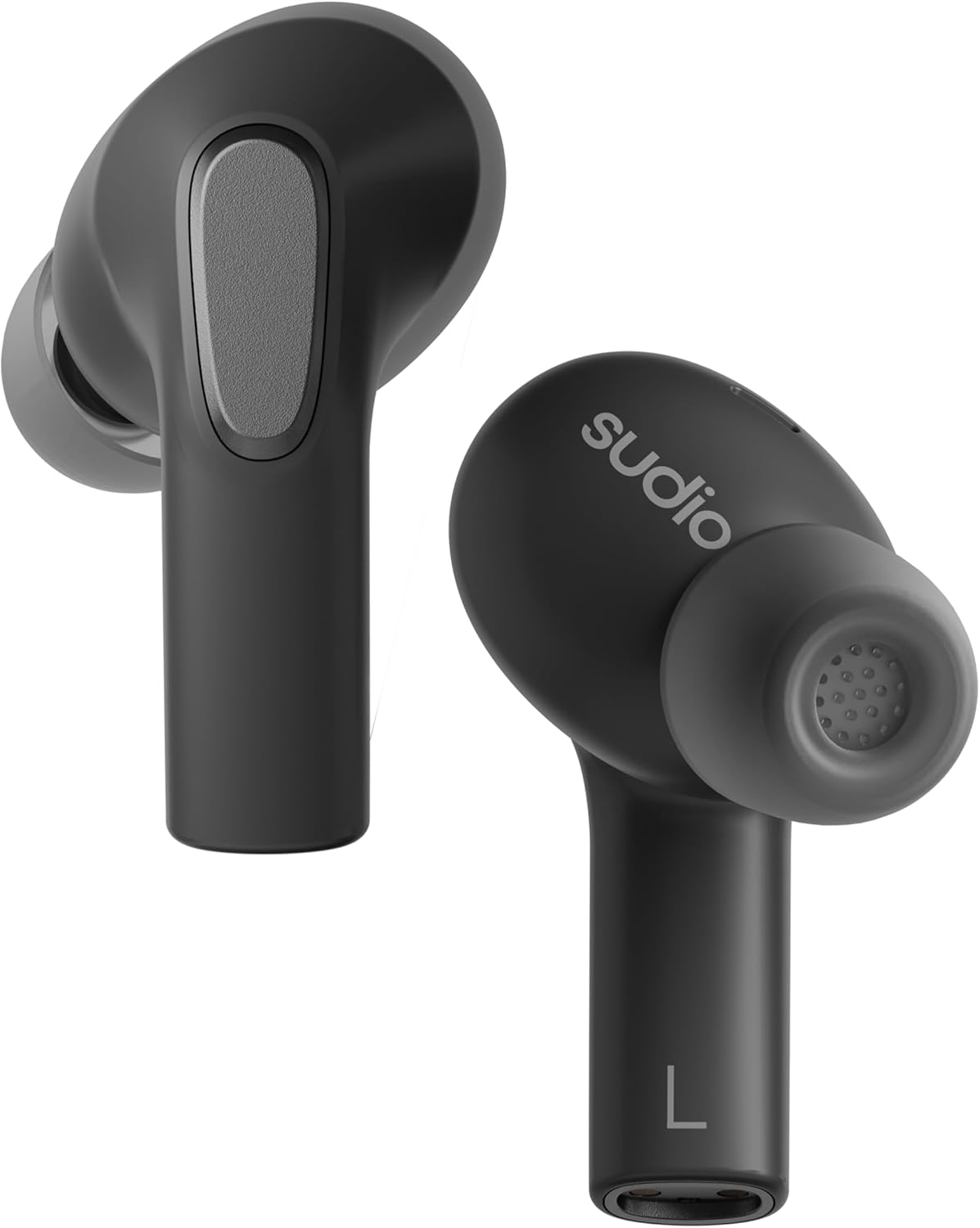 Sudio E3 Black, In-Ear, True Wireless, Splash Proof, IPX4, Bluetooth V5.3, USB-C, 6 Hours Playtime