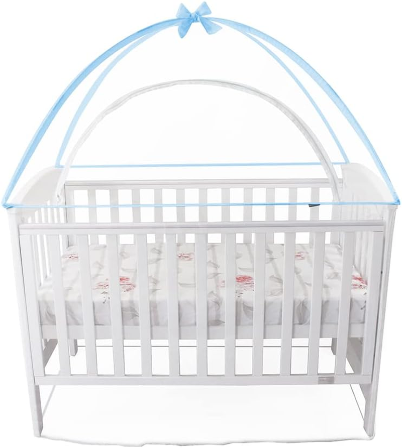 Babyhood Cot Canopy Net, Standard, Blue