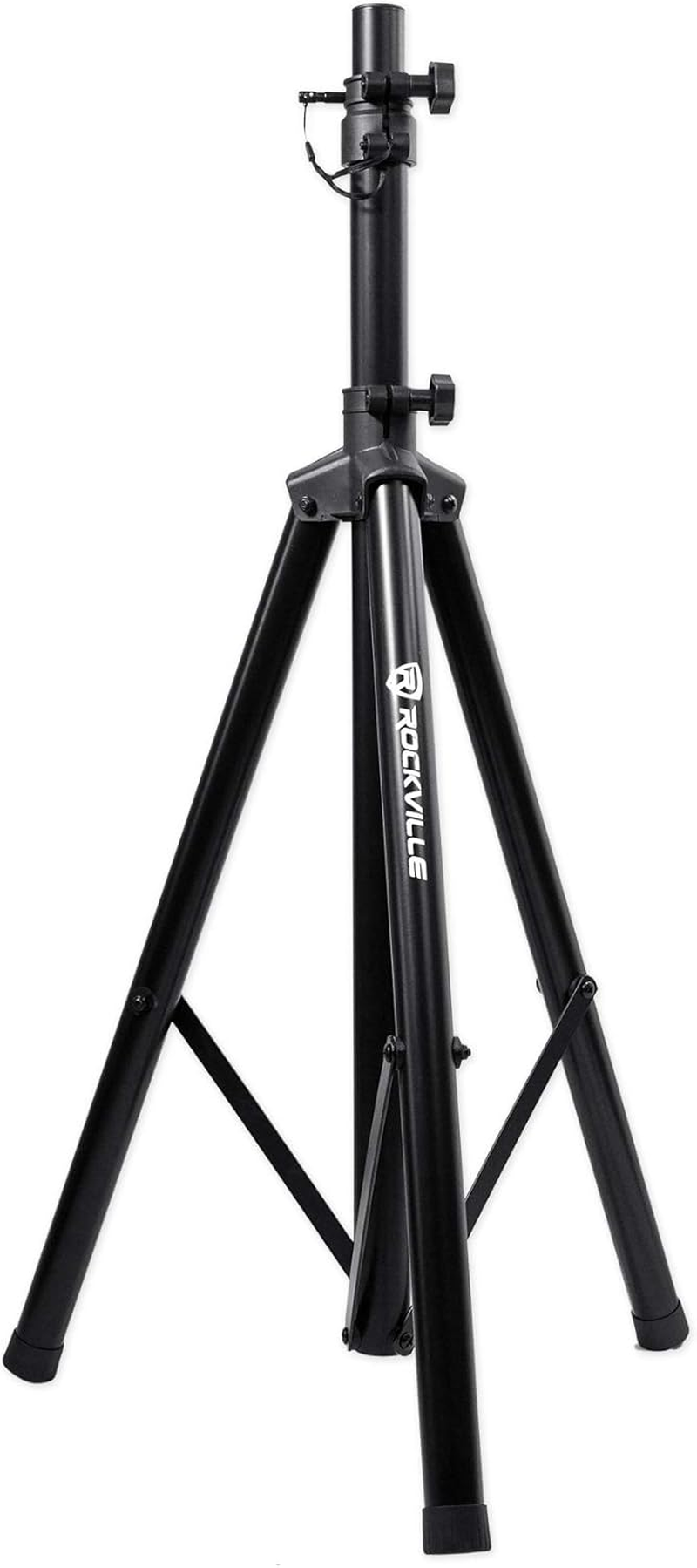 Pair Rockville RVES1 Adjustable Tripod DJ PA Speaker Stands+Carry Bag/Universal image number 5