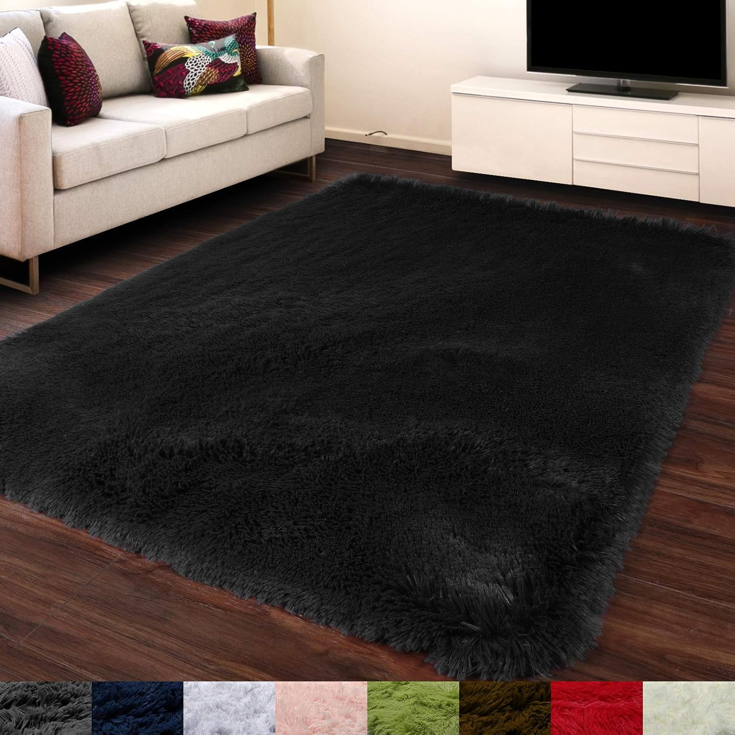 Pink round Rug for Girls Bedroom,Fluffy Circle Rug 4'X4' for Kids Room,Furry Carpet for Teen Girls Room,Shaggy Circular Rug for Nursery Room,Fuzzy Plush Rug for Dorm,Cute Room Decor for Baby