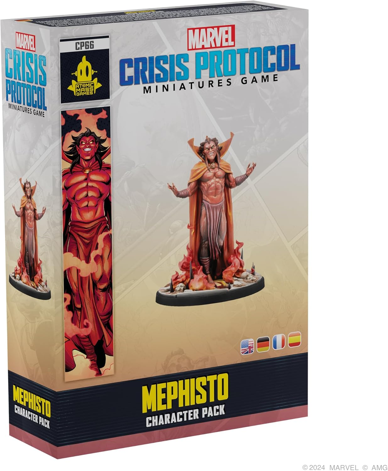 Asmodee North America Embargoed Marvel Mephisto Miniatures Crisis Protocol Game image number 3