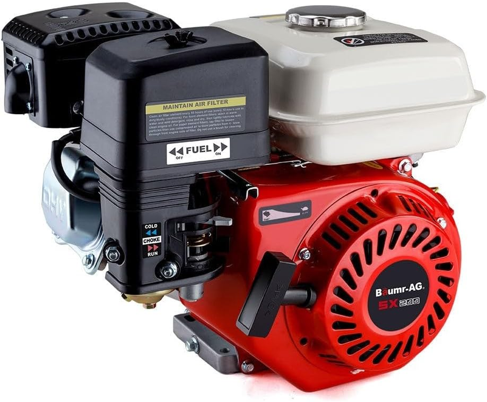 Baumr-Ag SX200 6.5HP 196Cc 4-Stroke Recoil Start Petrol Stationary Engine image number 5