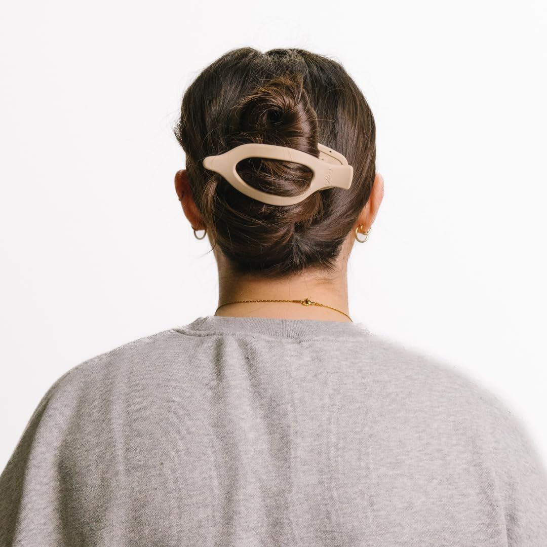 KAXI Lay down 2.0 Hair Clip Claw, Perfect for Thick & Thin Hair, Strong Durable Hair Clip (Sky Blue)