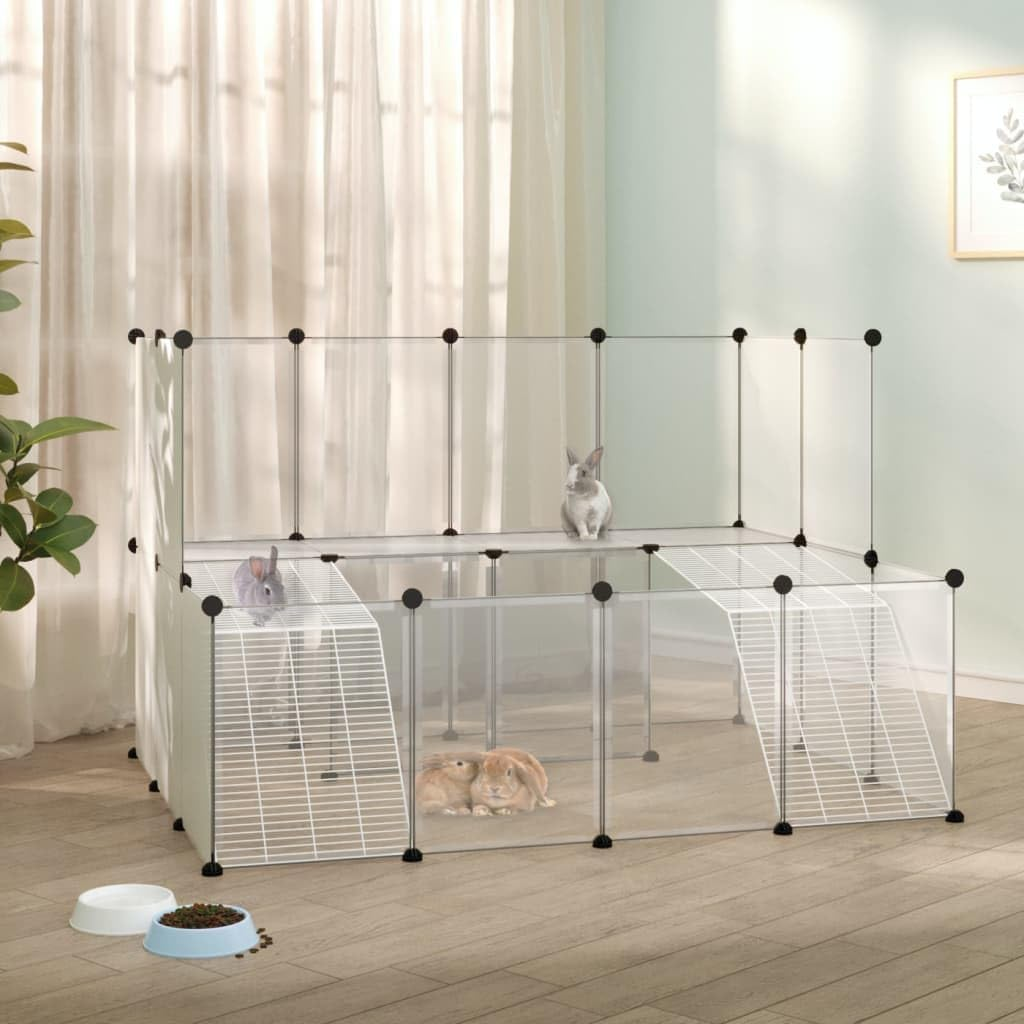 Small Animal Cage Transparent 143X107X93 Cm Pet Habitat Indoor Outdoor Enclosure image number 2