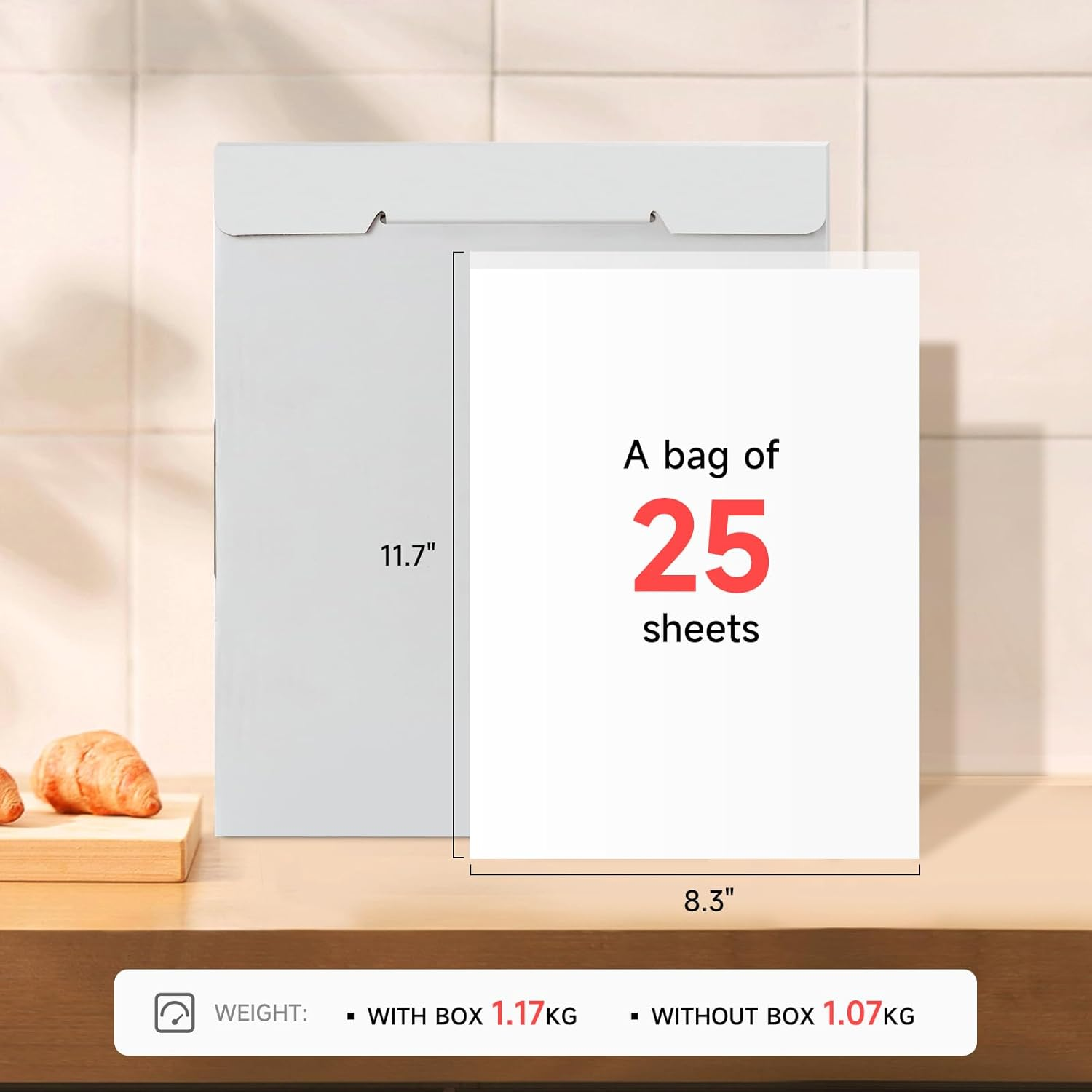 Cakestar 25Pcs Edible Paper, A4 Icing Frosting Sheets for Cake Decorating, Printable Edible Sheets Cake Image, Wafer Paper, Sugar Paper for Cake Toppers, Cookies, Baking, 11.7" X 8.3" image number 5