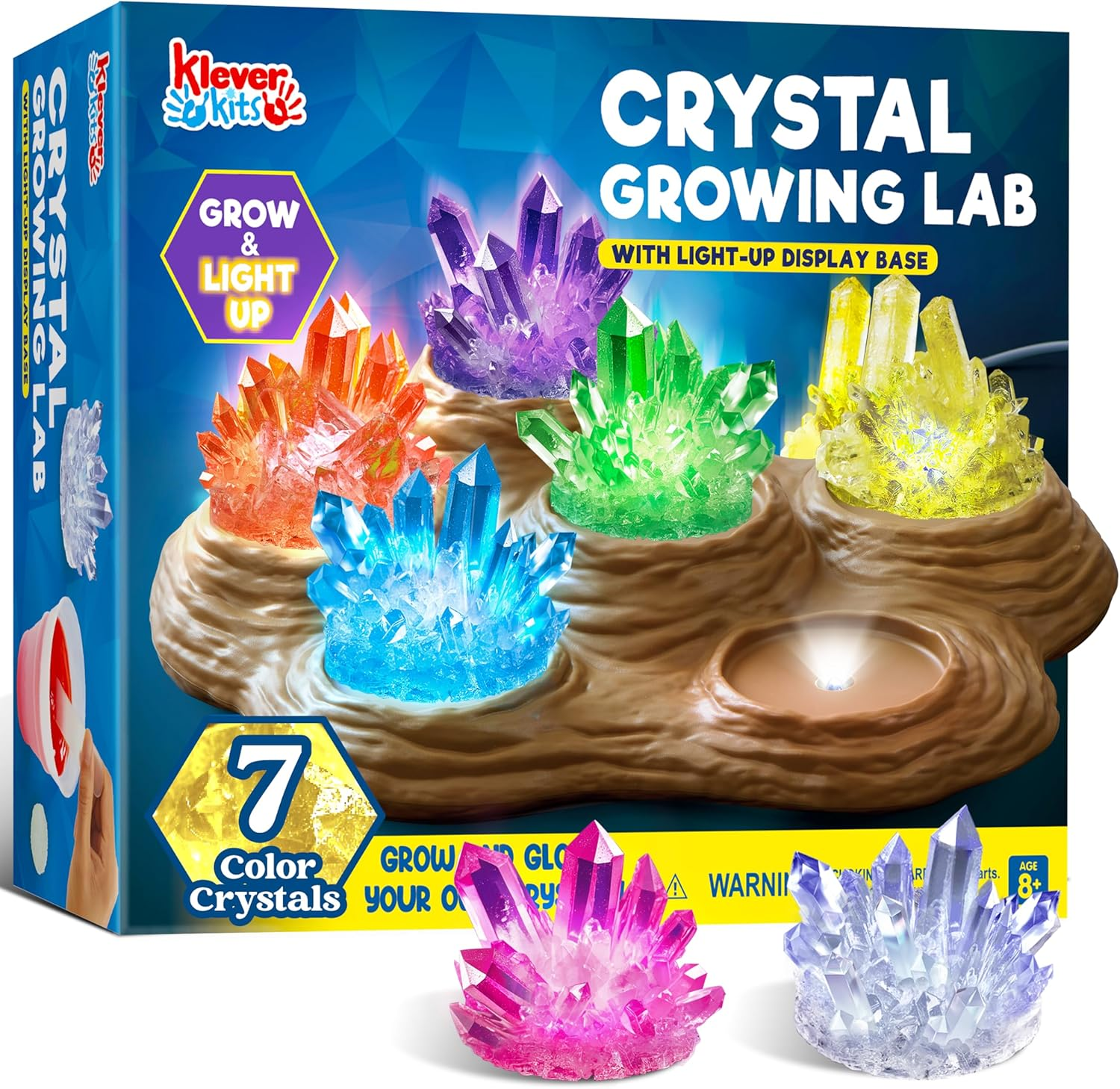 Klever Kits Crystal Growing Kit, Crystal Growing Gift, for Kids Aged 4+ image number 1