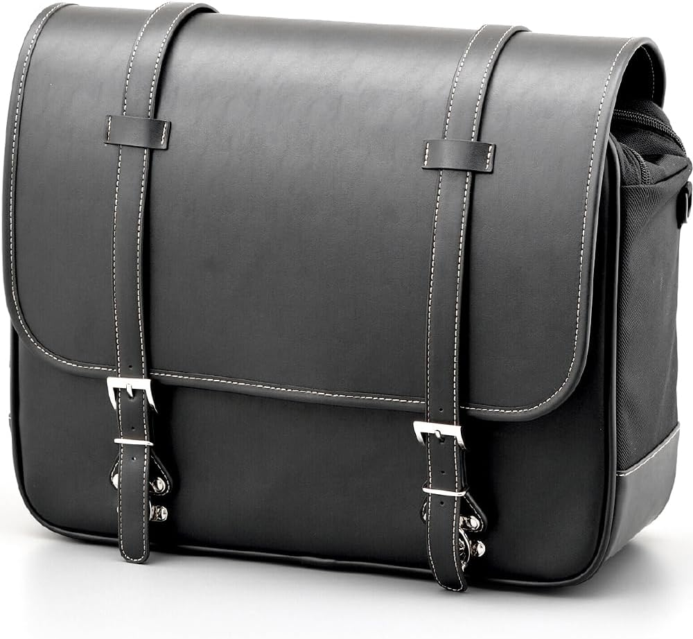 Henly Begins Daytona Motorcycle Side Bag 12L Inner Waterproof Saddle Bag DHS-5 Plain 97092