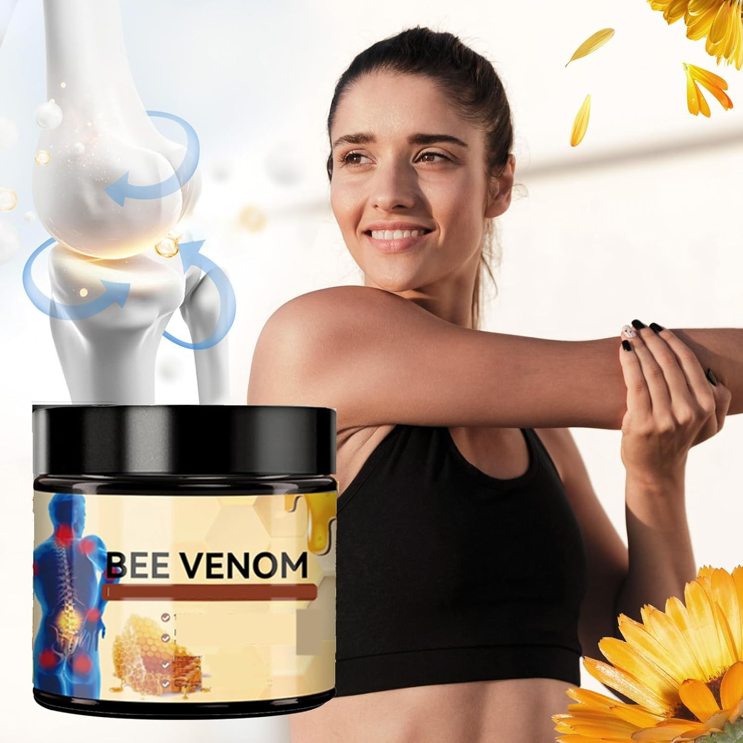 Bee Venom Cream Australia for Hands, Knee,Back, Neck (60G (Pack of 2)) image number 4