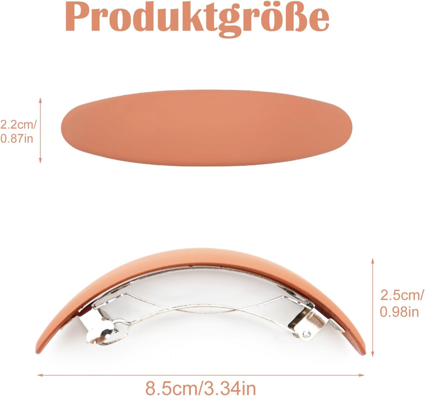 Set of 3 French Hair Clips for Women - Classic Car Hair Claws Elegant Hair Accessories image number 5