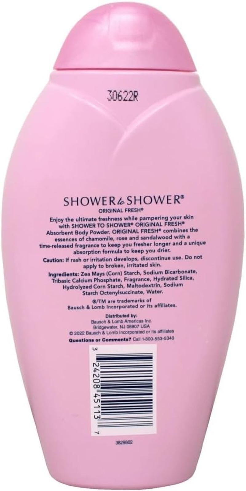 Shower to Shower, Absorbent Body Powder Original Fresh, 13 Oz image number 1