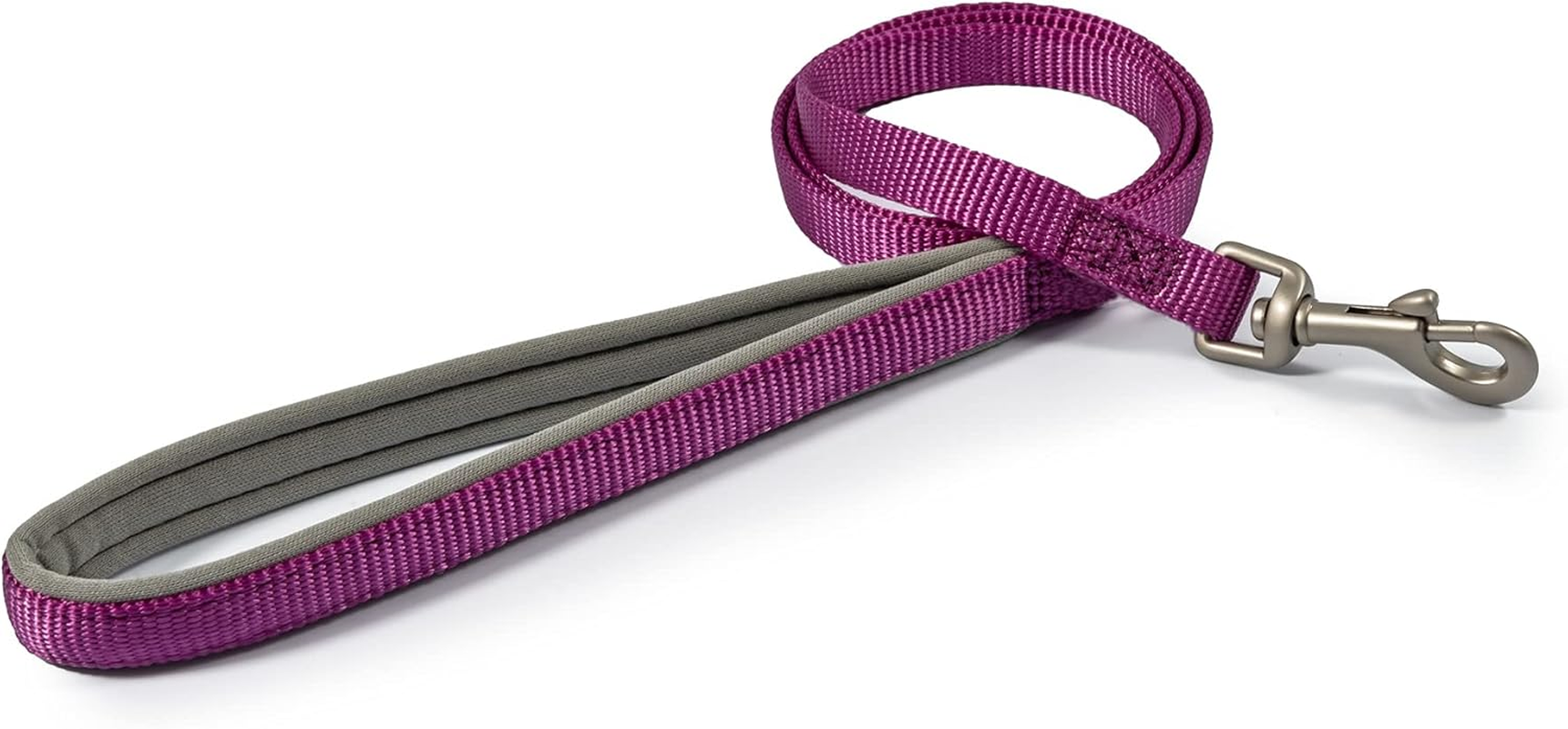 Ancol Padded Nylon Dog Lead, 1 M X 12 Mm, Purple image number 6