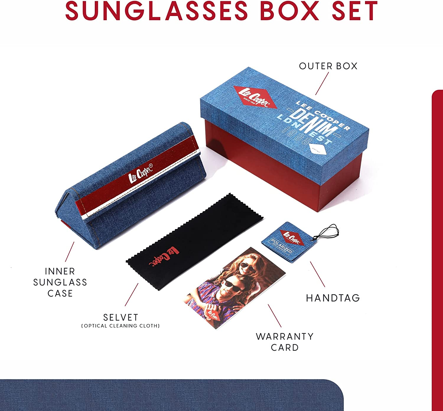 Lee Cooper Classic round Sunglasses for Women 100% UV Blocking Metal Frame Sunnies