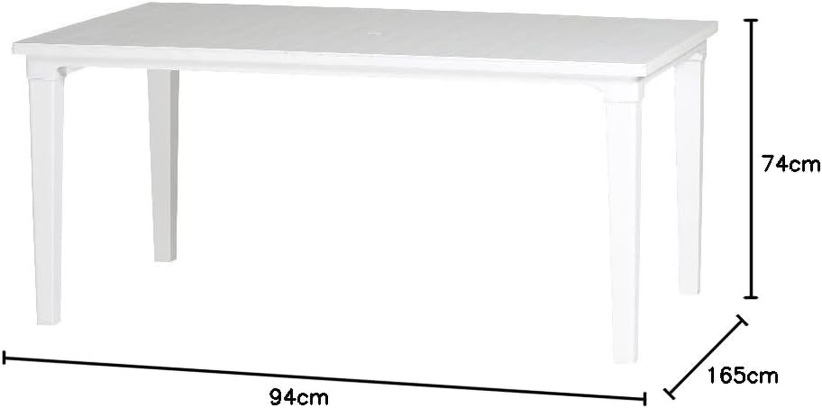 Keter 022 Futura Table, White image number 1