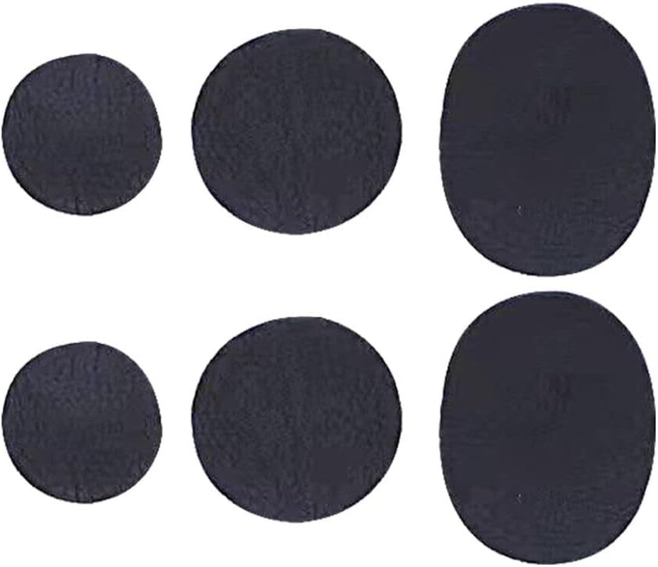 6Pcs Shoe Hole Repair Patch Shoe Patch Vamp Shoes Hole Sticker Heel Repair Subsidy Light Blue