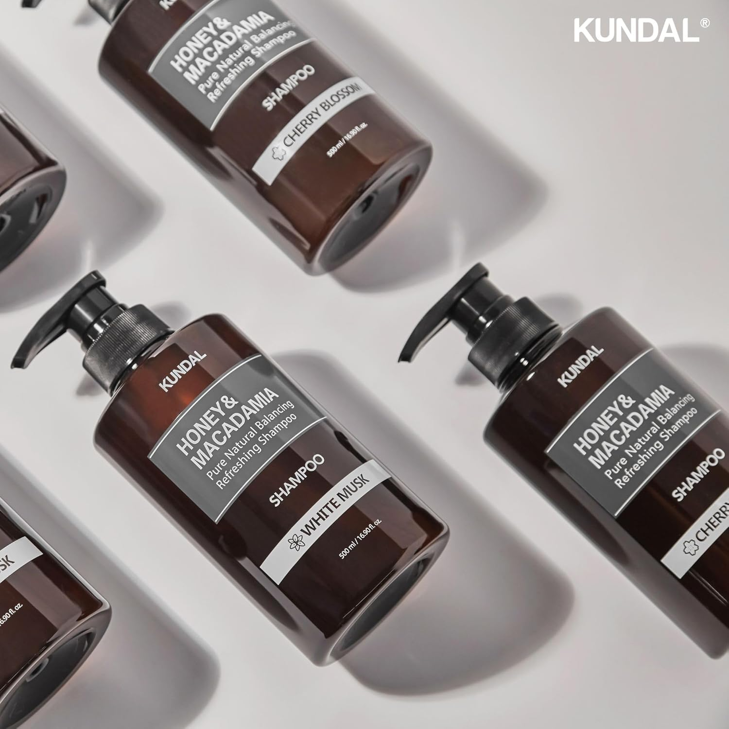 KUNDAL Natural Shampoo and Conditioner Set [White Musk] 16.9Fl Oz (Pack of 2) image number 1
