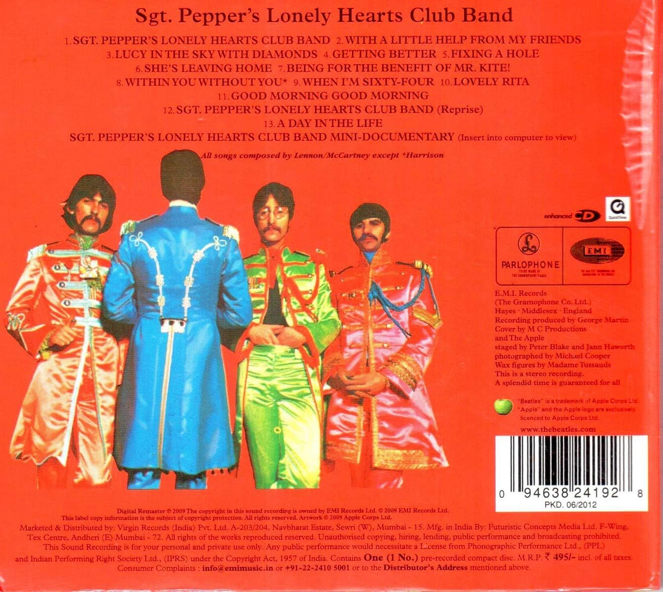 Sgt. Pepper'S Lonely Hearts Club Band image number 3