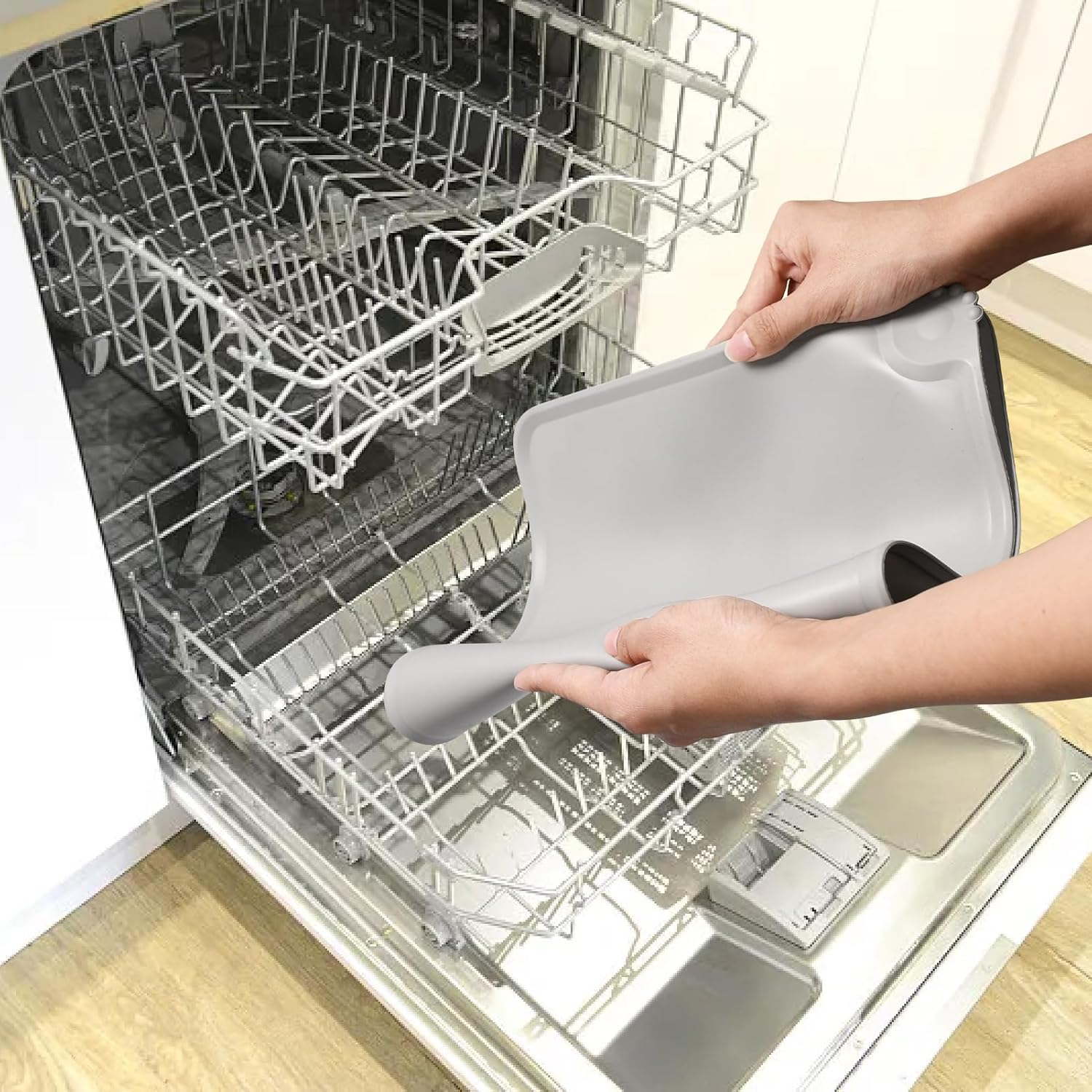 Dog Cat Feeding Mat, Silicone Waterproof Pet Food Mat, Dog and Cat Bowl Mat Non-Slip Mat for Feeding Bowl Dog and Cat Feeding Bowl, Feeding Mat 48 X 30 Cm image number 6