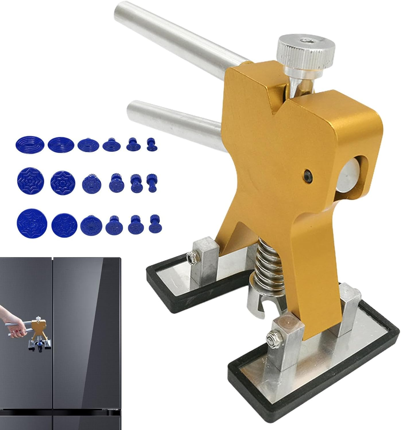 Auto Dent Puller Kit, Removable Adjustable Dent Puller, Automotive Dent Repair Tools, Car Dent Puller Set, Dent Puller Kit for Dent Removal Kit for Vehicles, Automobile Dent Repair Equipment image number 5