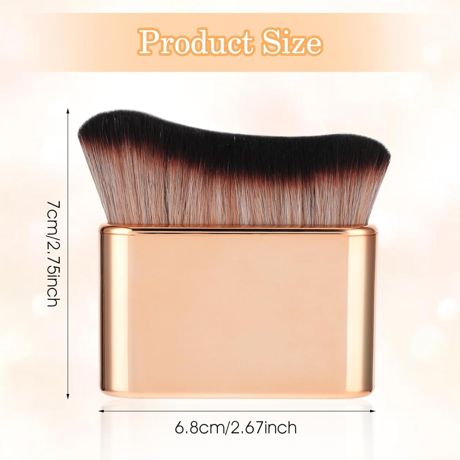 Body Tanning Brush Siren Makeup Brush,2Pcs Siren Makeup Brush Siren Foundation Brush,Self Tanning Brush Body Makeup Brush Self Tanner Body Face Blending Brush,Self Tan Brush Self Tanning Brush,Color A image number 5