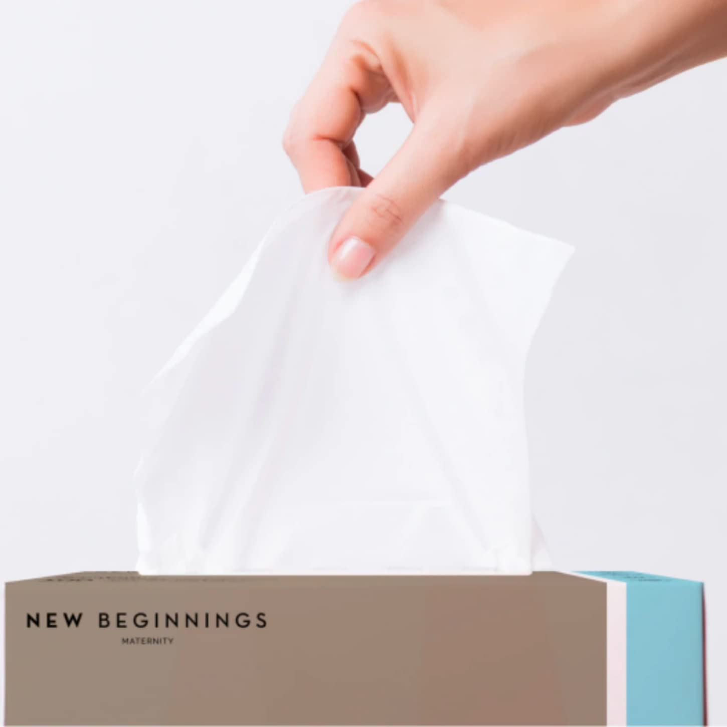 New Beginnings Ultra-Soft Dry Bamboo Baby Wipes for Delicate Skin, Eco-Friendly & Hypoallergenic, Box, 100 Pcs