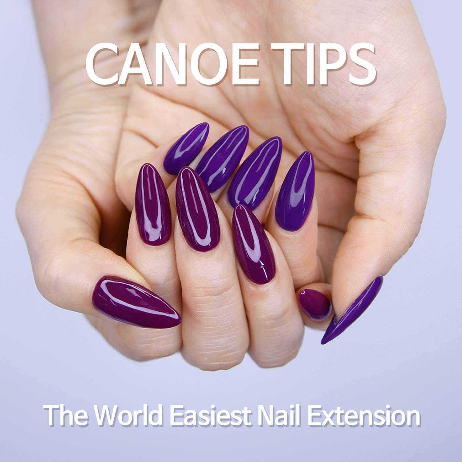 DIAMI Canoe Tips Clear 1Box (360Pcs, 12Sizes) - Long Oval Shaped Nail Tips | Clear Nail Tips for Acrylic Nails | Fake & Full Cover Nail Tips | Natural Almond C Curve Gel Nail Tips Clear & Long image number 4