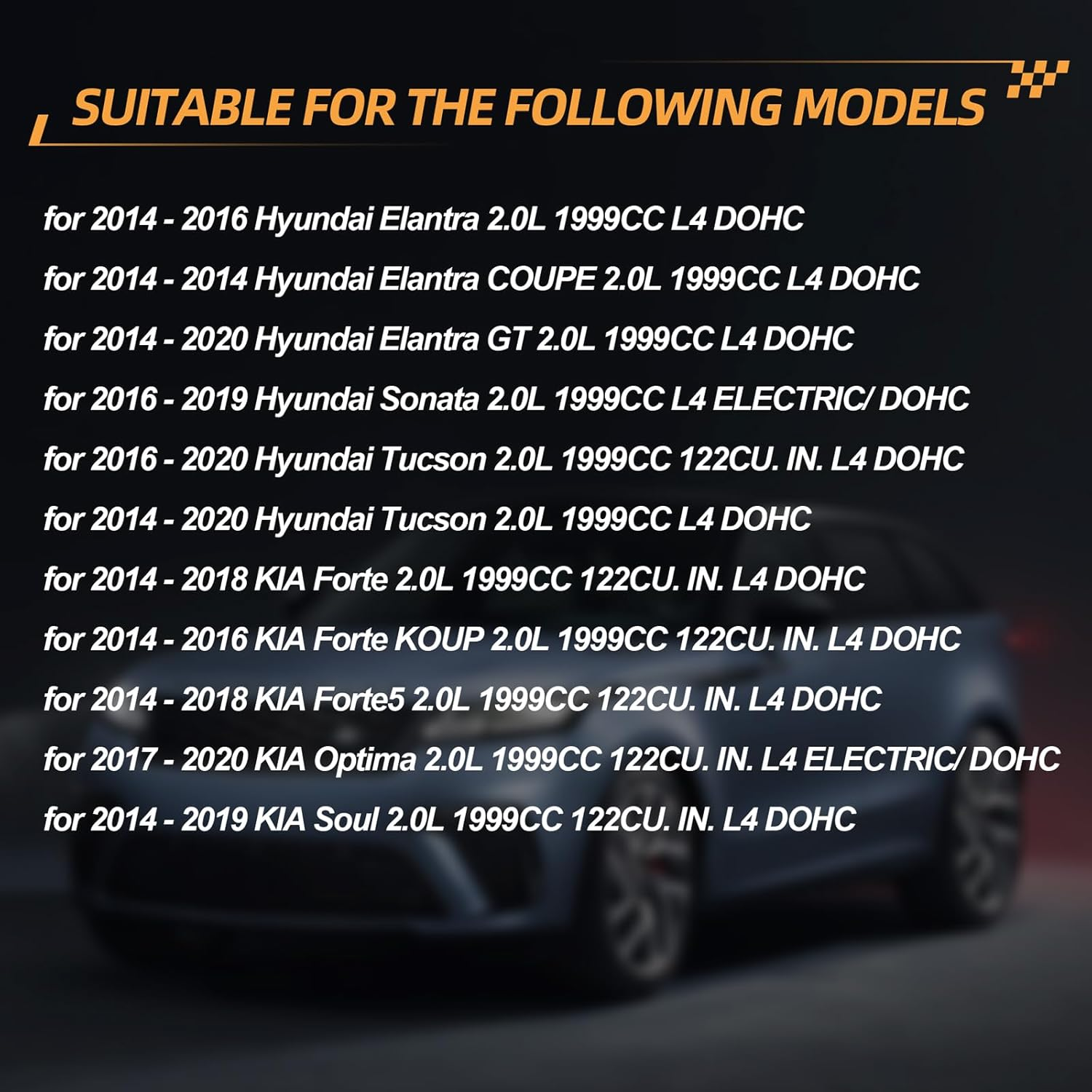 Noptul Engine Timing Chain Kit, Suitable for Hyundai Kia Elantra Sonata Tucson Optima Soul Forte 2.0L G4NC, Automotive Camshaft Adjuster Set Replacement Part with 2 CVVT Gears 24321-2E200 image number 6