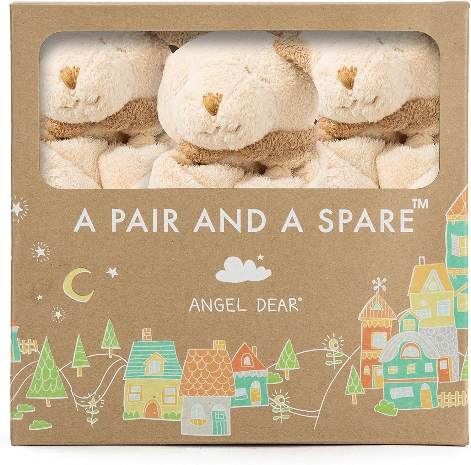 Angel Dear Pair and a Spare 3 Piece Blanket Set, Tiger