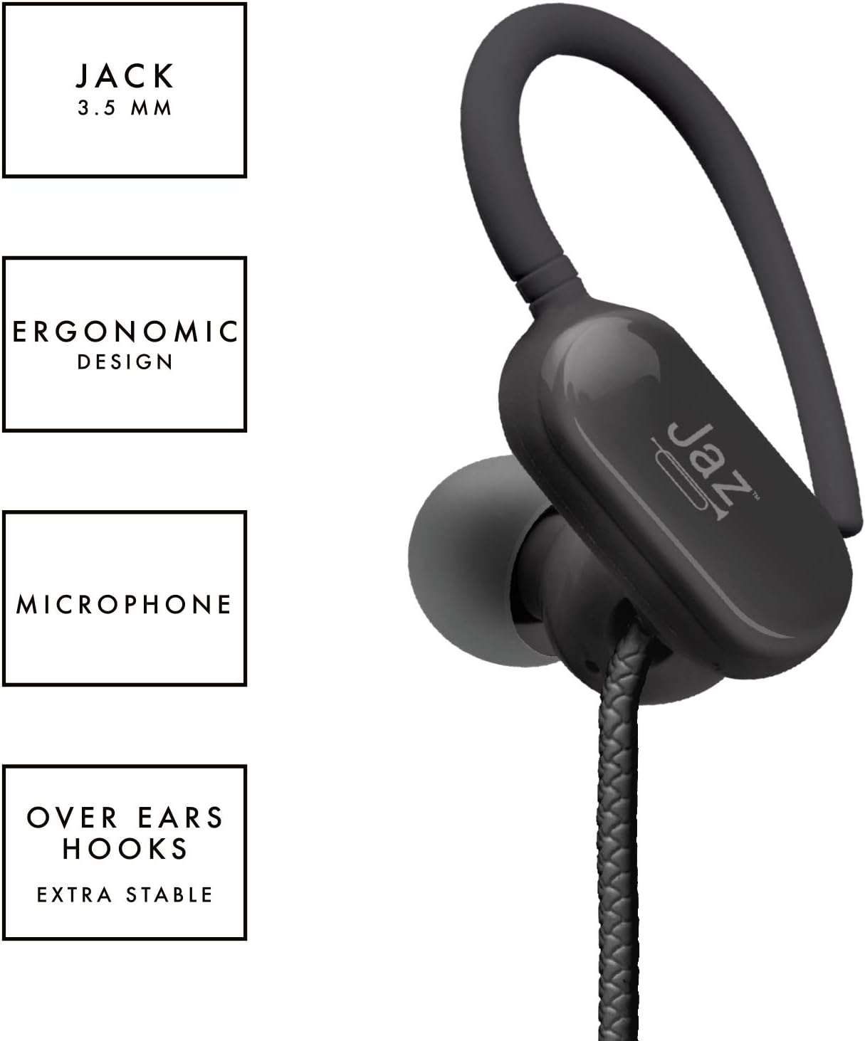 SBS Wired Earphones with Ergonomic Headphones, Built-In Microphone, Answer/End Calls and Volume Control